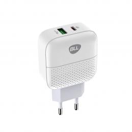 SKI - สกี จำหน่ายสินค้าหลากหลาย และคุณภาพดี | BLL BLL2508A หัวชาร์จ USB + PD (2.4A) (สีขาว)